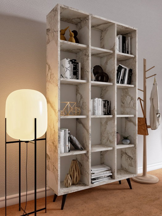 Hanah Home Estantería Zipa - Ephesus Marble en Roble